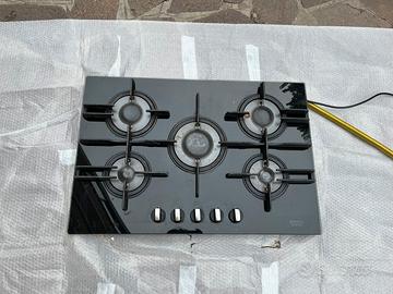Piano cottura a gas 5 fuochi
