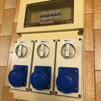 Quadro 3 prese 2x16 A - 10kA