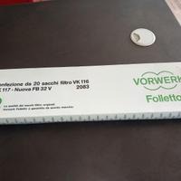 Sacchi filtro originali folletto vk 116-117