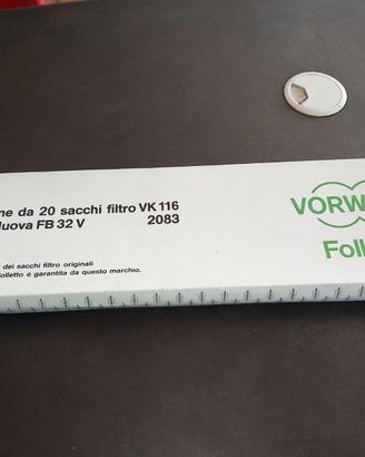Sacchi filtro originali folletto vk 116-117