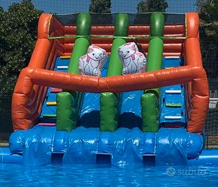 Scivolo aristogatti e piscina 8x8