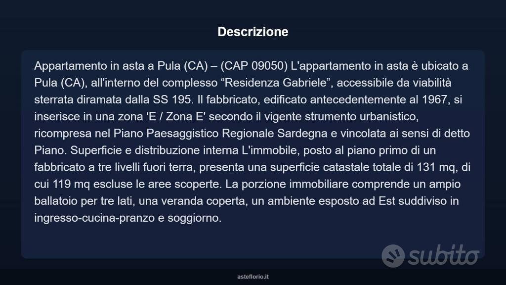 Appartamento – Pula, Foxi 'e Sali - Vista 3