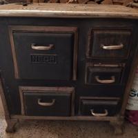 Vecchia stufa a legna 