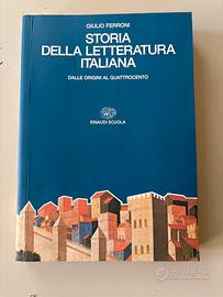 Giulio Ferroni - Storia della letteratura italiana