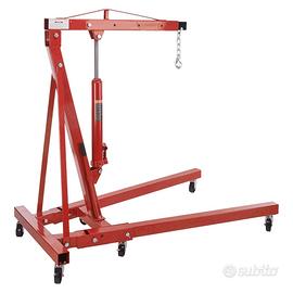 Gru richiudibile per sollevamento motori