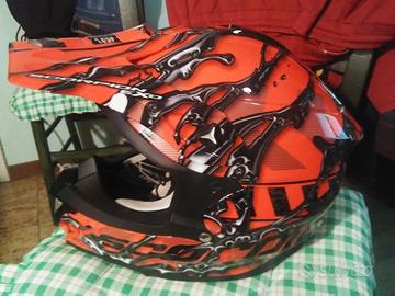 Casco motocross Scorpion Exo M + Occhiali Scott