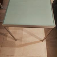 tavolo Calligaris 80x80 in vetro temperato 