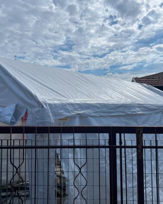 Gazebo posto auto 6 x 3