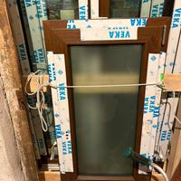 Serramenti pvc effetto noce