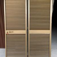 Persiana alta in alluminio con aletta