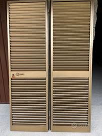 Persiana alta in alluminio con aletta