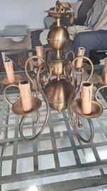 lampadario Olandese in ottone