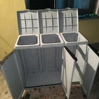 porta sacchi bidone immondizia 