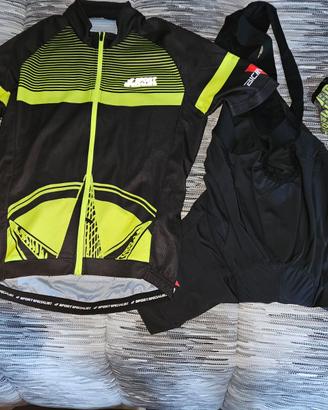 COMPLETO BICIMANIA + MAGLIA MANICA LUNGA NW -Tg. S