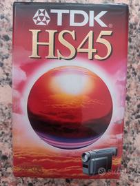 Videocassetta TDK HS45 VHS-C NUOVA sigillata – 45