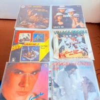 6 Dischi in vinile 45 giri vintage sigillati anni