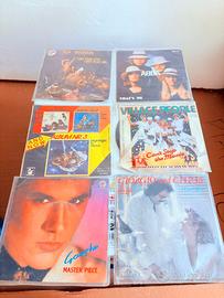 6 Dischi in vinile 45 giri vintage sigillati anni