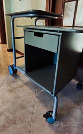MOBILETTO PORTA PC CON CASSETTO 