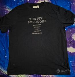 T-Shirt PRIMARK con stampe blue scuro mis. XL C.N.
