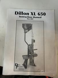 Manuale Dillon XL 650