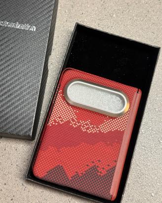 Custodia carbonio d600 per Huawei pura x Max