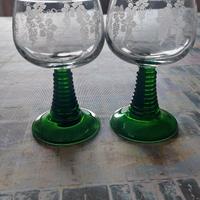 2 bicchieri da vino vintage