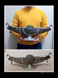 grande manufatto in peltro vintage