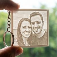 Portachiavi con tua Foto in 3D - idearegalo