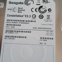 HD SAS Seagate Costellation ES.3 /  4TB  /