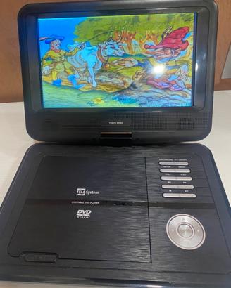 Lettore dvd-usb-sd  portatile 9 pollici telesystem