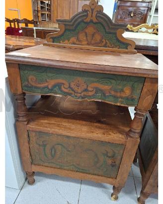 COMODINO AUSTRIACO 1 CASSETTO LEGNO