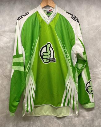 Moto-One maglia cross/enduro M NUOVA verde