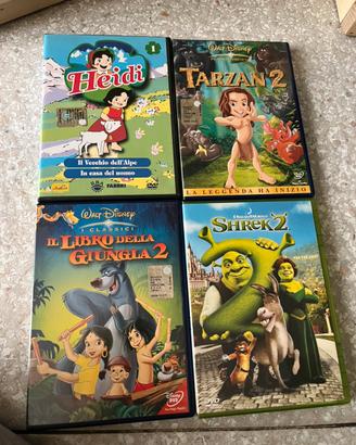 Lotto 4 DVD Cartoni Animati