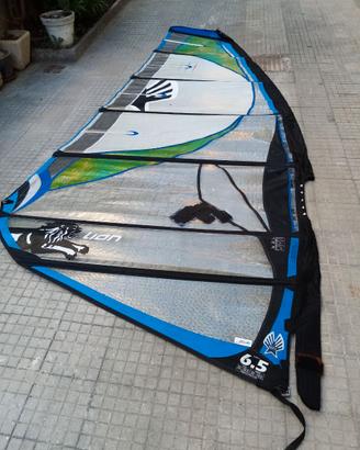 vela windsurf ezzy lion 6,5 da riparare 100 euro