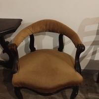 Poltroncine vintage con tavolino