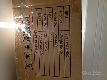 panca per esercizi - tipo palestra 