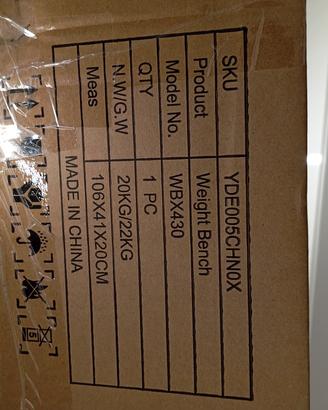 panca per esercizi - tipo palestra 