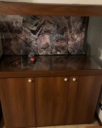 Acquario completo di mobile juwel rio 350+ lampade