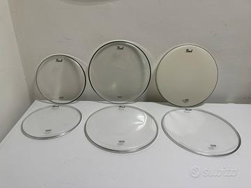 7 pelli 16/13/10 cassa/tom/rullante Pearl Midtown