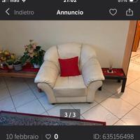 Divano piu due poltrone