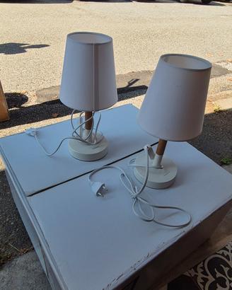 lampade da tavolo - abatjour bianche Tomons