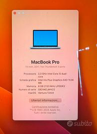 MacBook Pro 13’’ (2017) - Intel i5 - 8GB RAM