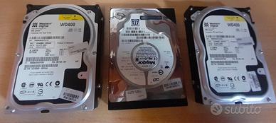 Lotto 3 Hard Disk da 40GB