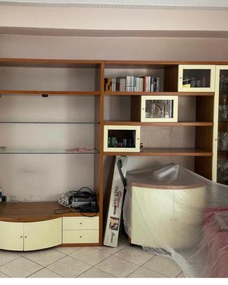 Parete attrezzata con mobile bar