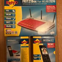 Modem Fritzbox e due fritz fon