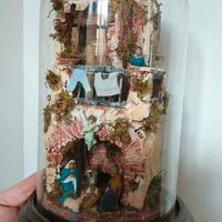 Presepe artigianale in sughero