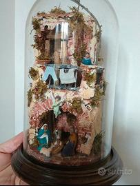 Presepe artigianale in sughero