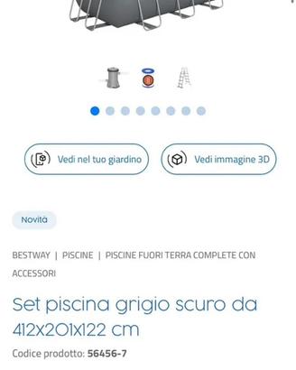 Piscina fuori terra bestway