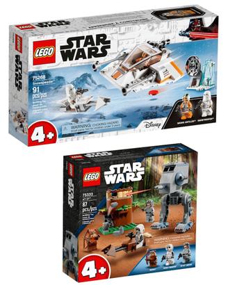 LEGO Star 75268 Wars Snowspeeder LEGO 75332 AT-ST