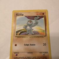 MACHOP 52/102 Carte da Gioco POKEMON Espansione SE